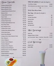 Yenna Dosa menu 1