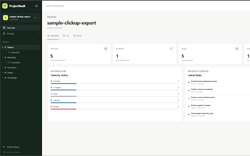 ProjectVault – Local Export Viewer screenshot 5