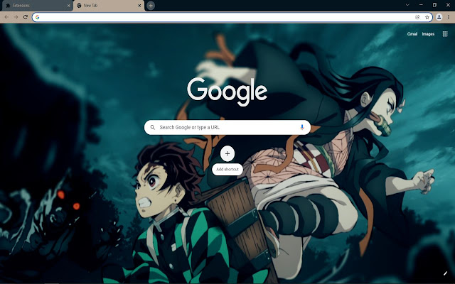 Tanjirou and Nezuko (Kimetsu no Yaiba) chrome extension