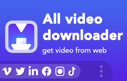 All Video downloader small promo image