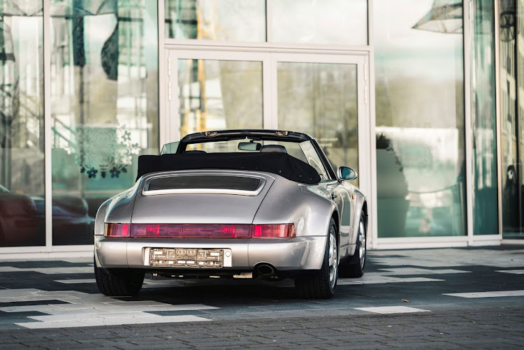 The ex-Maradona Porsche is just one of 1,200 964 Carrera 2 Convertible Works Turbo Look variants produced in a two-year run.