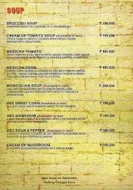 Kaidi Kitchen menu 1