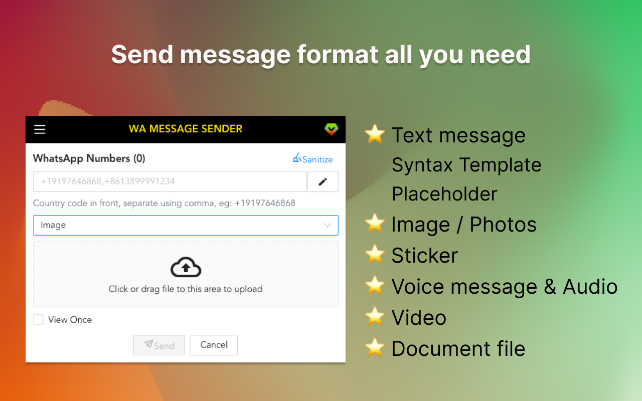 WASender - Bulk WA Message Sender Preview image 3