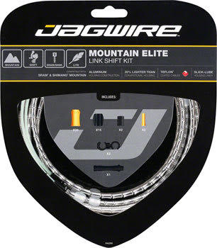 Jagwire Mountain Elite Link Derailleur Cable and Housing Kit