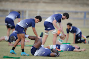 Kurt-Lee Arendse during the Springbok's training session at Shimla Park on July 04, 2022 in Bloemfontein.