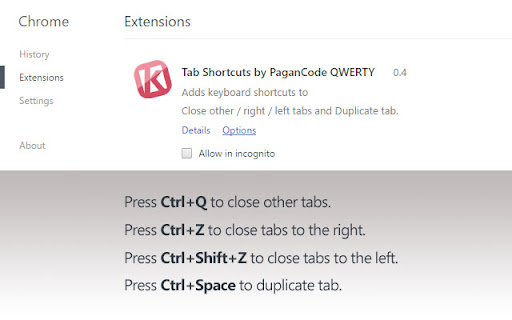 Tab Shortcuts by PaganCode QWERTY