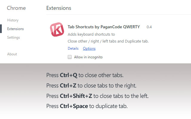 Tab Shortcuts by PaganCode QWERTY Preview image 1