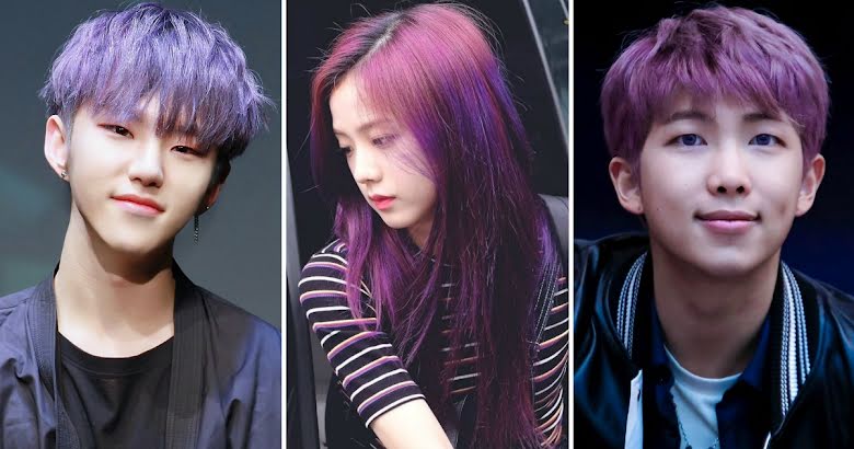 Kpop Blue and Purple Hair Short - wide 3