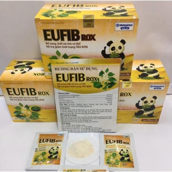 Eufib Rox Bổ Sung Chất Xơ Cho Cơ Thể, Giảm Táo Bón Hiệu Quả