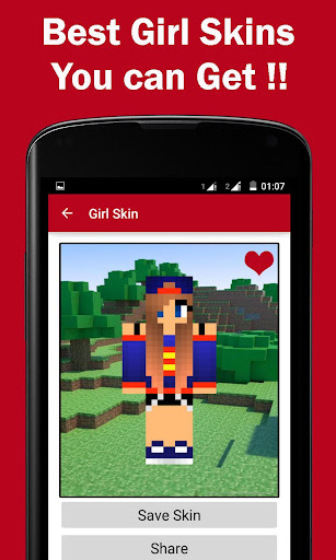 HD Girl Skins for Minecraft PE