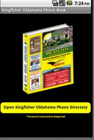 Kingfisher Oklahoma Phone Book