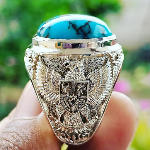 Title 6, Mens Fashionable Elegant Alloy Ring Antique Si...
