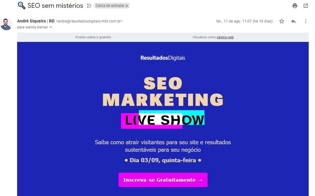 Endereço de e-mail temporário para cadastros e evitar spam no e-mail  pessoal – Ponto de fusão