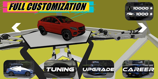 Driving Mercedes Benz GLE 63 AMG Car Simulator