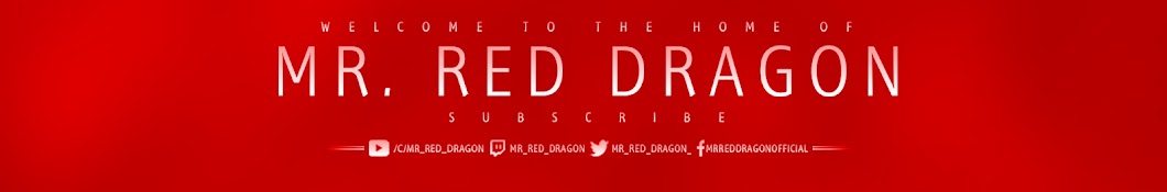 Mr Red Dragon Banner