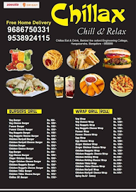 Chillax Chill N Relax menu 3