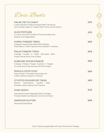 Anaasa menu 