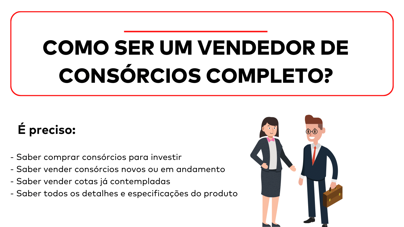 vendedor de consórcios completo