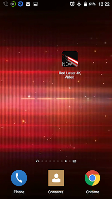 赤色レーザーの4k映像を壁紙 Androidアプリ Applion