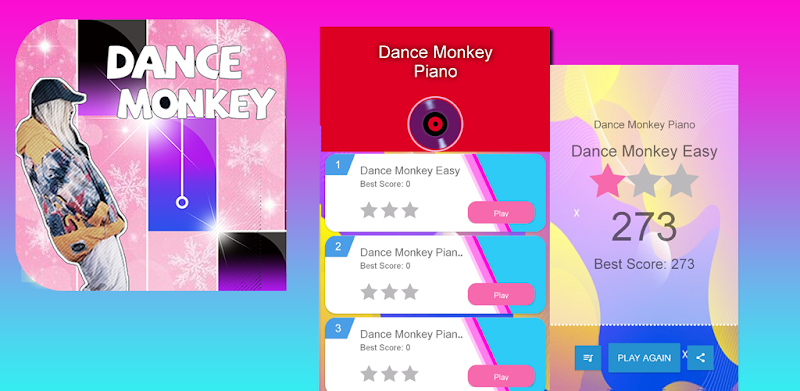 Dance Monkey Piano TIles