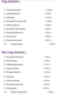 Kavish Foods menu 1