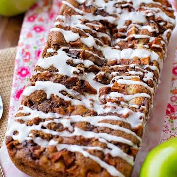 Glazed Apple Fritter Bread - Life Made Simple