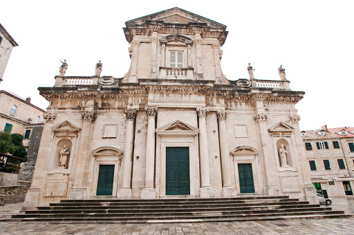 Dubrovnik-Renaissance-Church-of-the-Holy-Savior.jpg - The centuries-old Renaissance Church of the Holy Savior, one of the buildings that escaped the 1667 earthquake that destroyed three-quarters of Dubrovnik.  