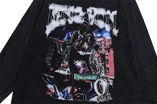 Title 6, Black Knight Printed Round Neck T-shirt For Men...