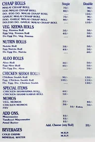 Roll Crave menu 1