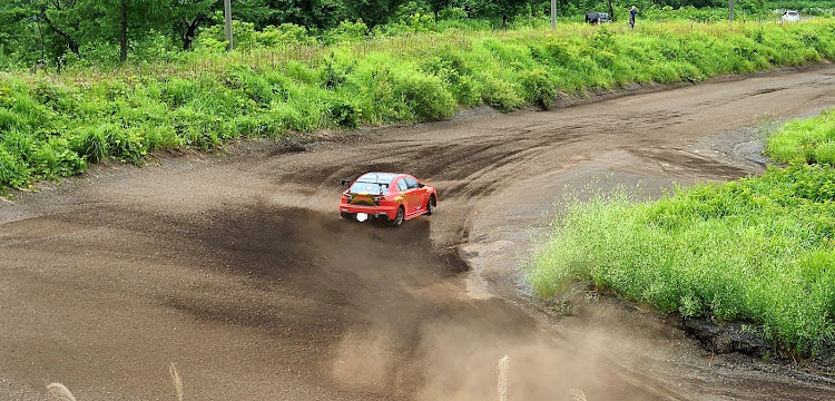 ももはやさんが投稿したインプレッサWRXSTI・友人の車・ダートトライアル・モーターランド野沢・飯テロに関するカスタム事例の投稿画像10枚目