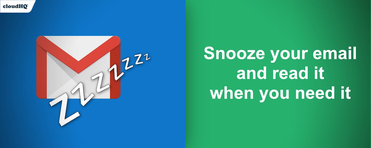 Snooze Email by cloudHQ Preview image 2