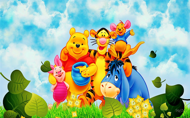 Winnie the Pooh Tema y Nueva pestaña