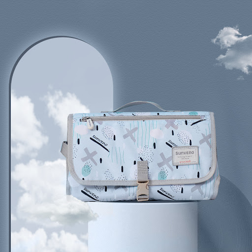 Title 4, Baby Diapers Go Out Storage Bag with Portable C...