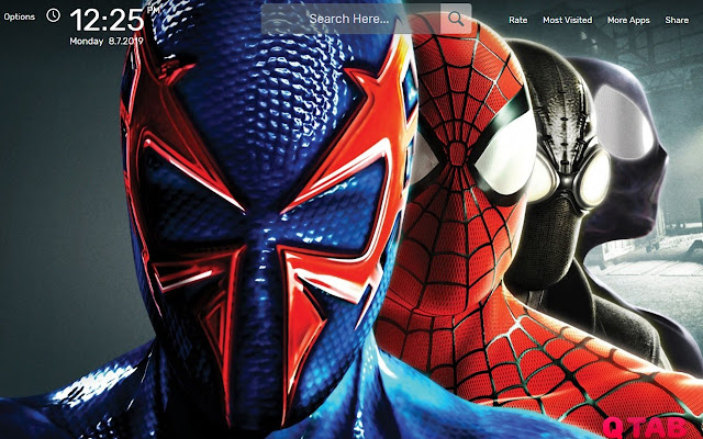 Spiderman Wallpapers New Tab Theme