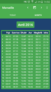 Muslim Salat Times Screenshot