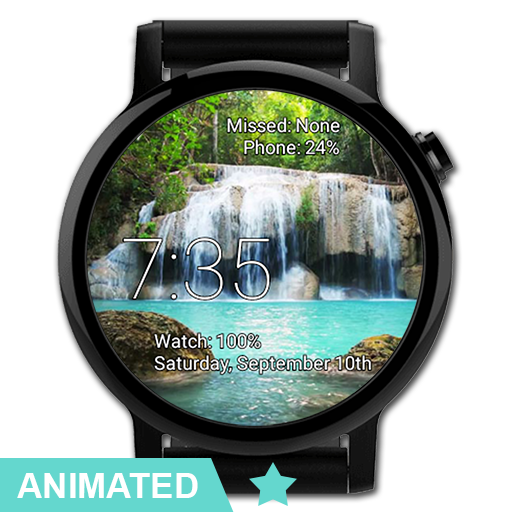 Watch Face Waterfall Wallpaper