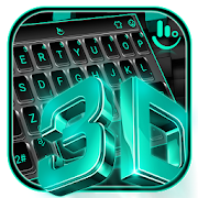 3D Black Tech Keyboard Theme  Icon