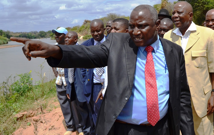 The former CEO of the Tanathi Water Works Agency Nicholas Muthui