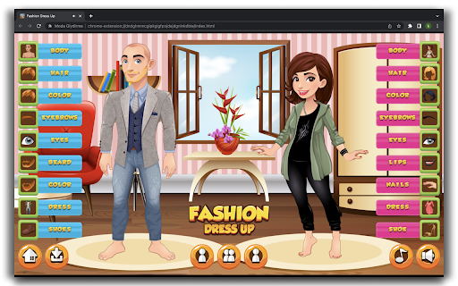 Fashion Dress Up - HTML5 Game