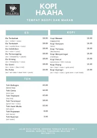 Kafe Haaha, Setu menu 2