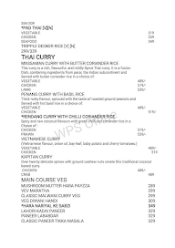 Sketch Family Restaurant & Bar menu 1