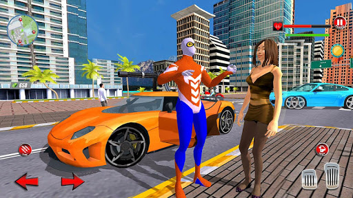 Super Spider City Flying Hero