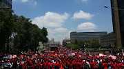 EFF marching on the Constitutional Court. File photo.