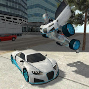 Flying Car Robot Flight Drive Simulator Game 2017 3 Icon