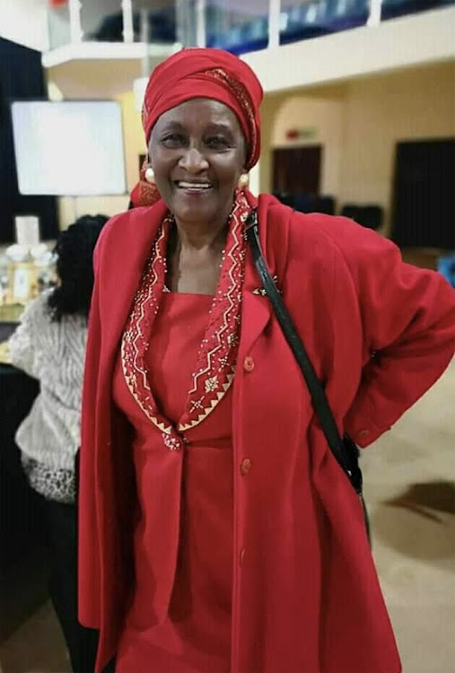 The late TV and stage actor Nomhle Nkonyeni.
