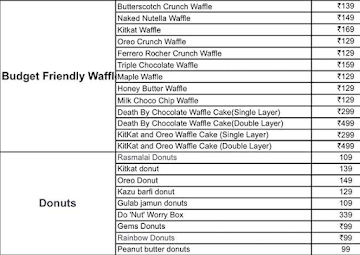 The Dessert Heaven - Pure Veg menu 