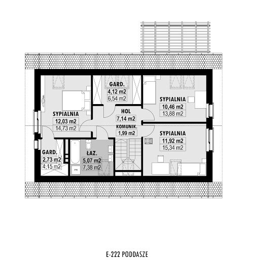 E-222 - Rzut poddasza