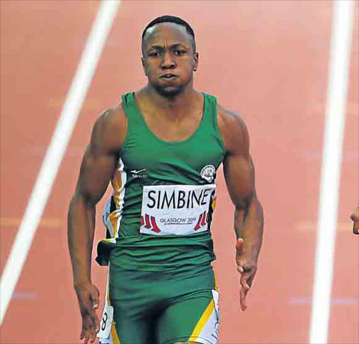 Akani Simbine keeps his eye on the prize. Picture: GALLO IMAGES