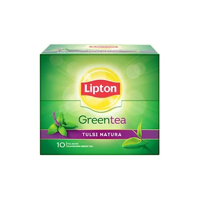 Lipton Green Tea - Tulsi Natura - 10 bags