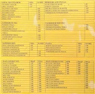 Gabbar Cafe menu 1